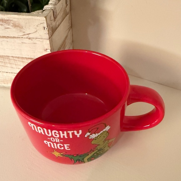 The Grinch Dr. Seuss Naughty or Nice Oversized Jumbo Christmas Mug 24oz Ceramic - Picture 2 of 11